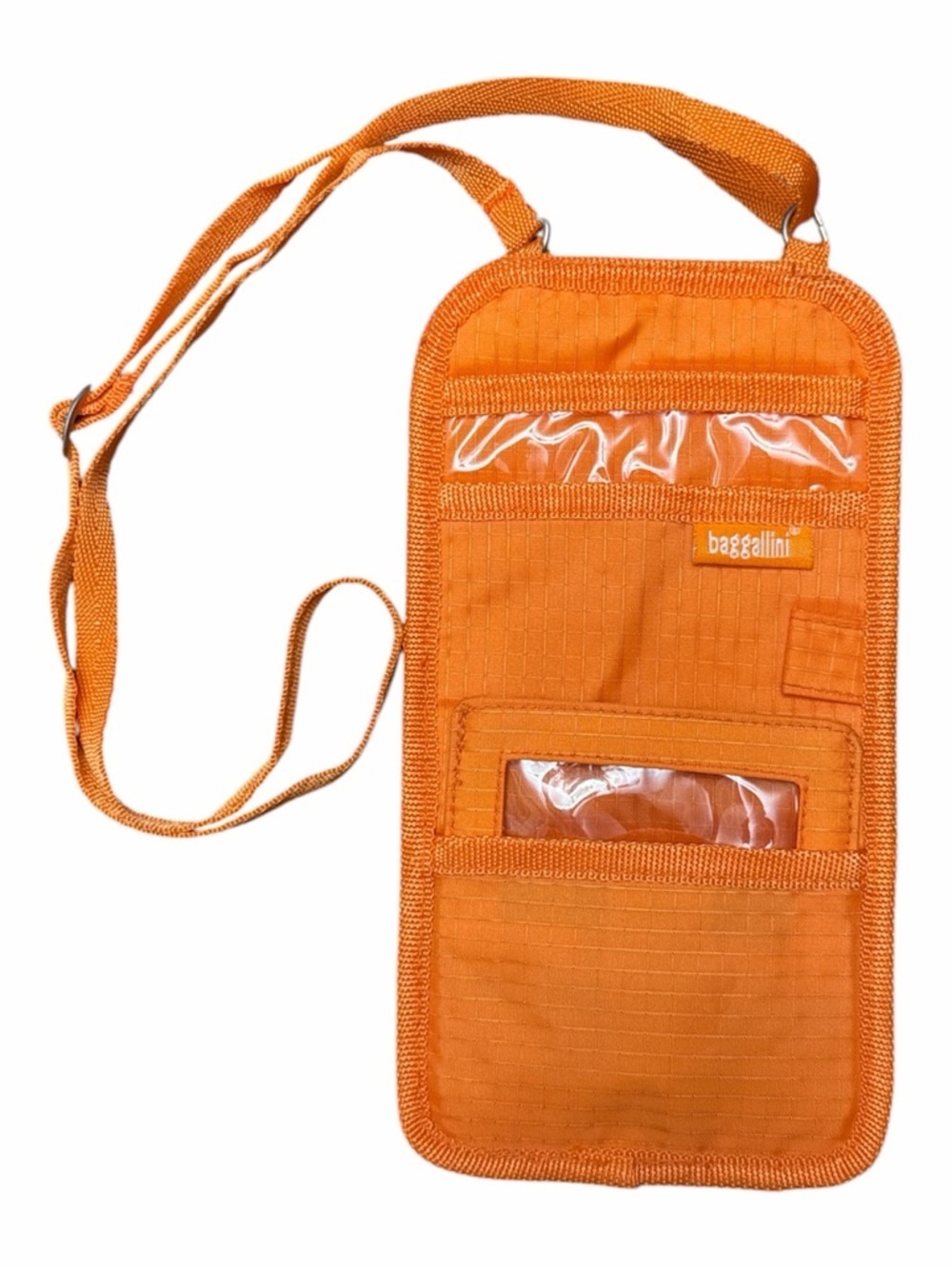 Baggallini Orange Ripstop Organizer Pouch, NWOT